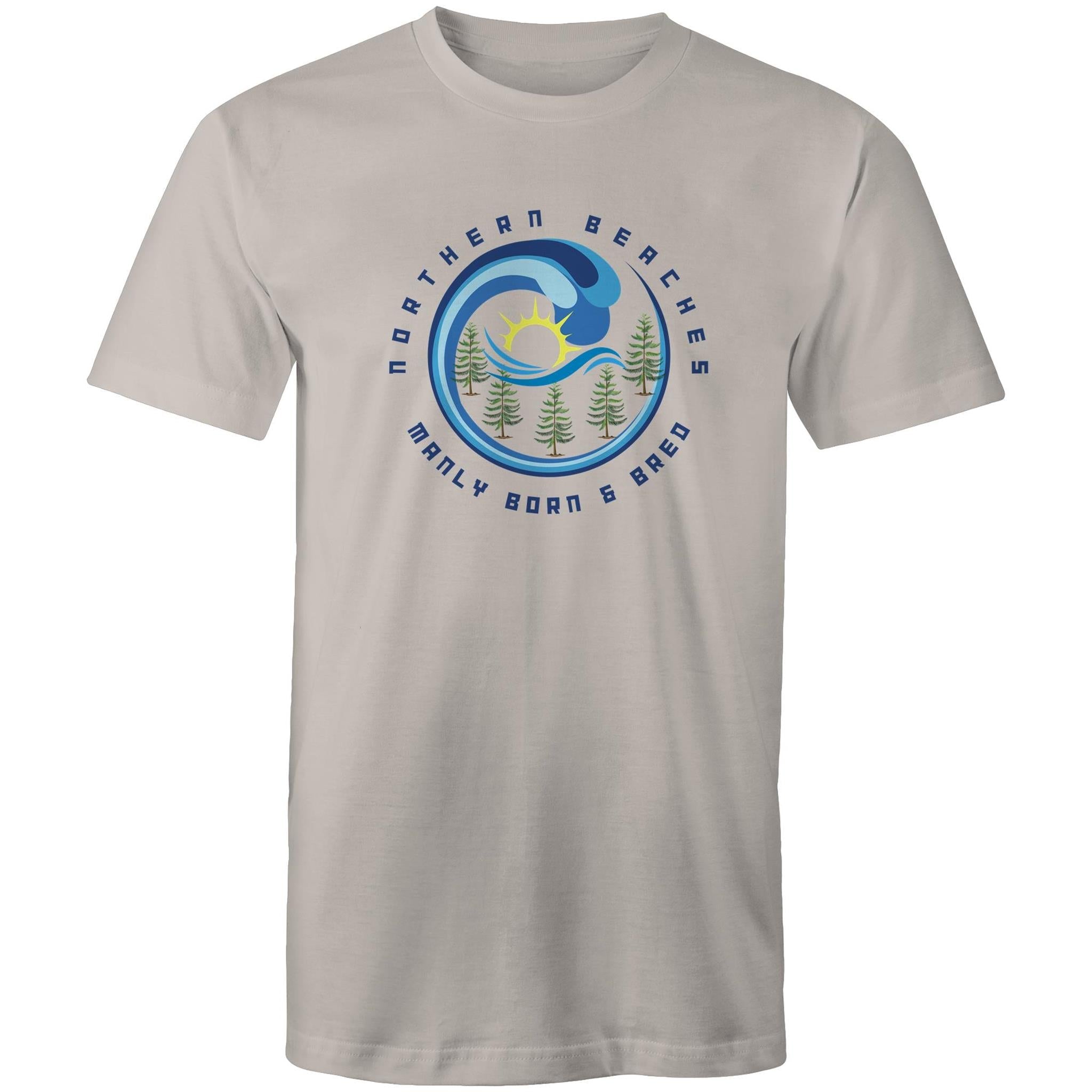Manly Born n Bred Northern Beaches Sydney Australia Printed Logo T-Shirt Ogo Merch