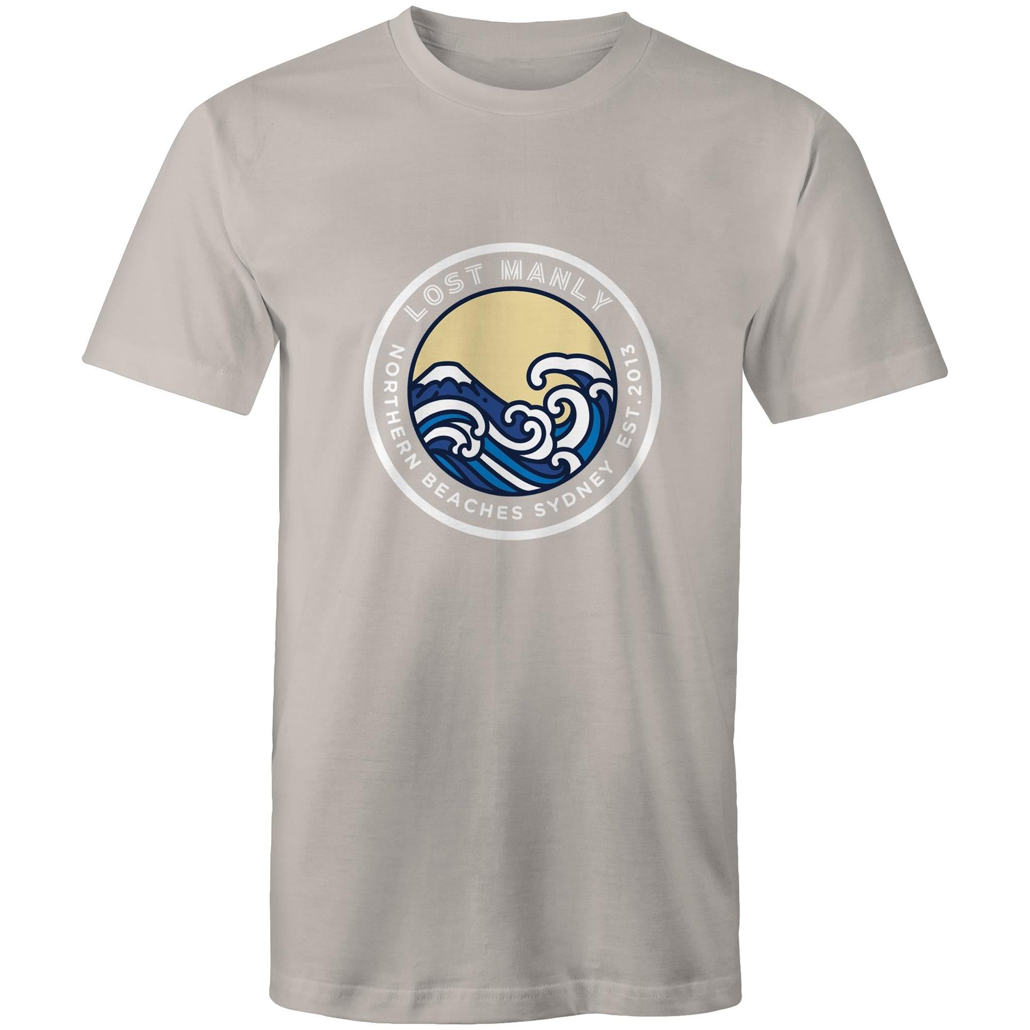 Lost Manly Northern Beaches Sydney Australia Printed Logo T-Shirt Ogo Merch