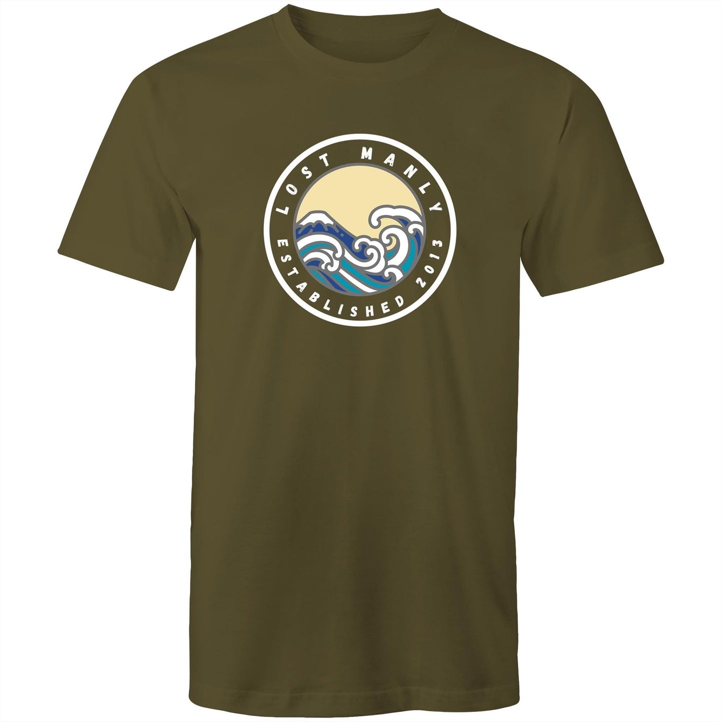 Lost Manly Northern Beaches Sydney Australia Printed Logo T-Shirt Ogo Merch