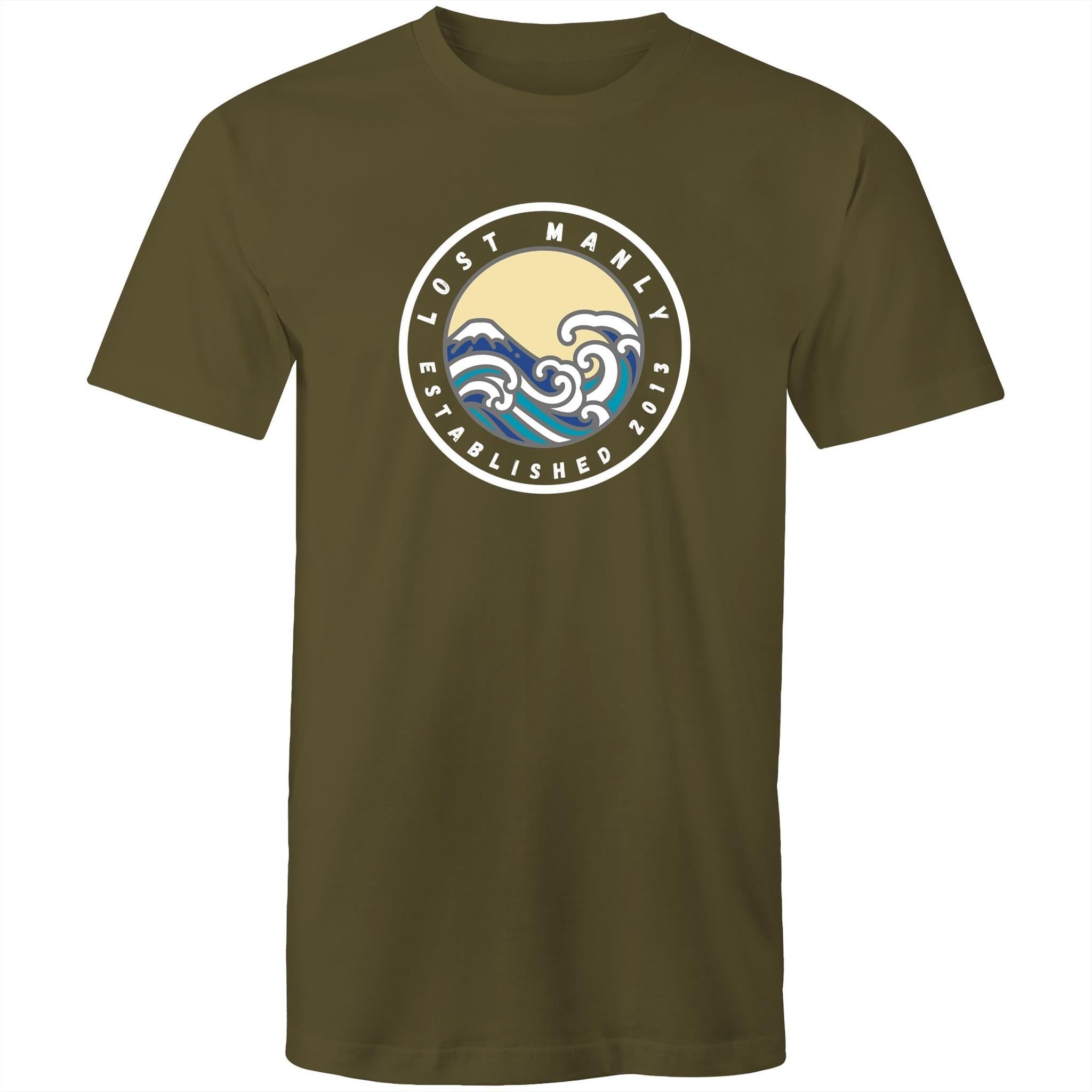 Lost Manly Northern Beaches Sydney Australia Printed Logo T-Shirt Ogo Merch