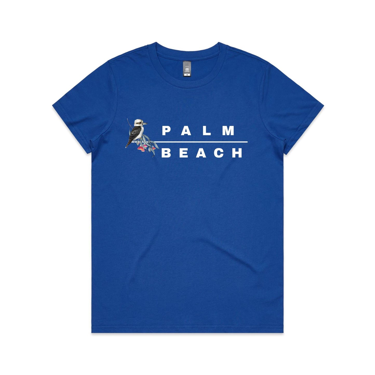 Lost Manly custom logo Palm Beach edition AS Colour Women's Maple Tee - Lost Manly Shop