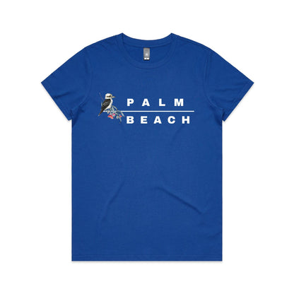 Lost Manly custom logo Palm Beach edition AS Colour Women's Maple Tee - Lost Manly Shop
