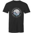 Northern Beaches Born n Bred custom logo printed on AS Colour Staple - Mens T-Shirt 
