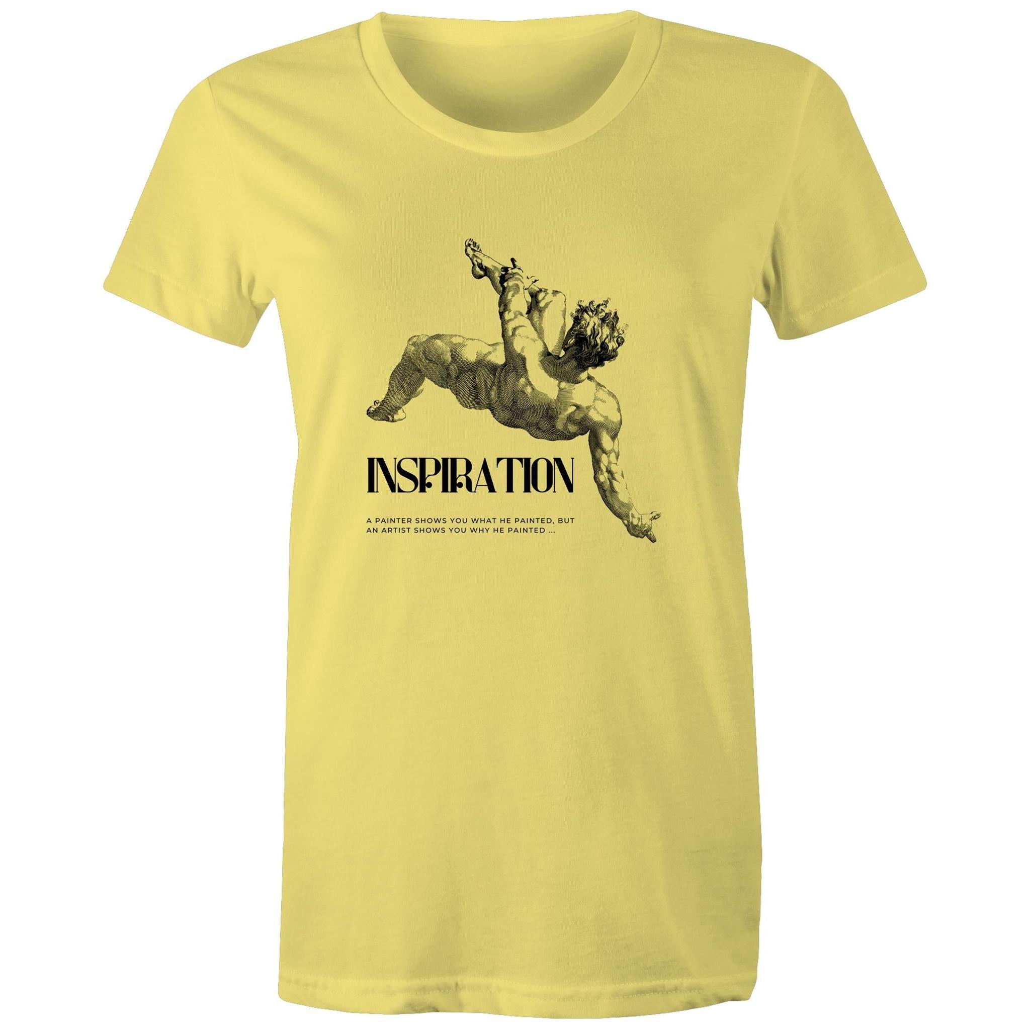 Women's Maple Tee Inspiration Print 