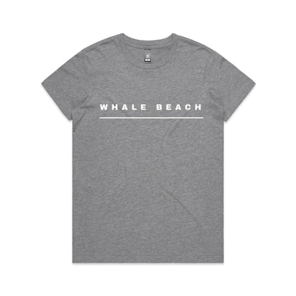 Lost Manly custom logo Whale Beach edition AS Colour Women's Maple Tee - Lost Manly Shop