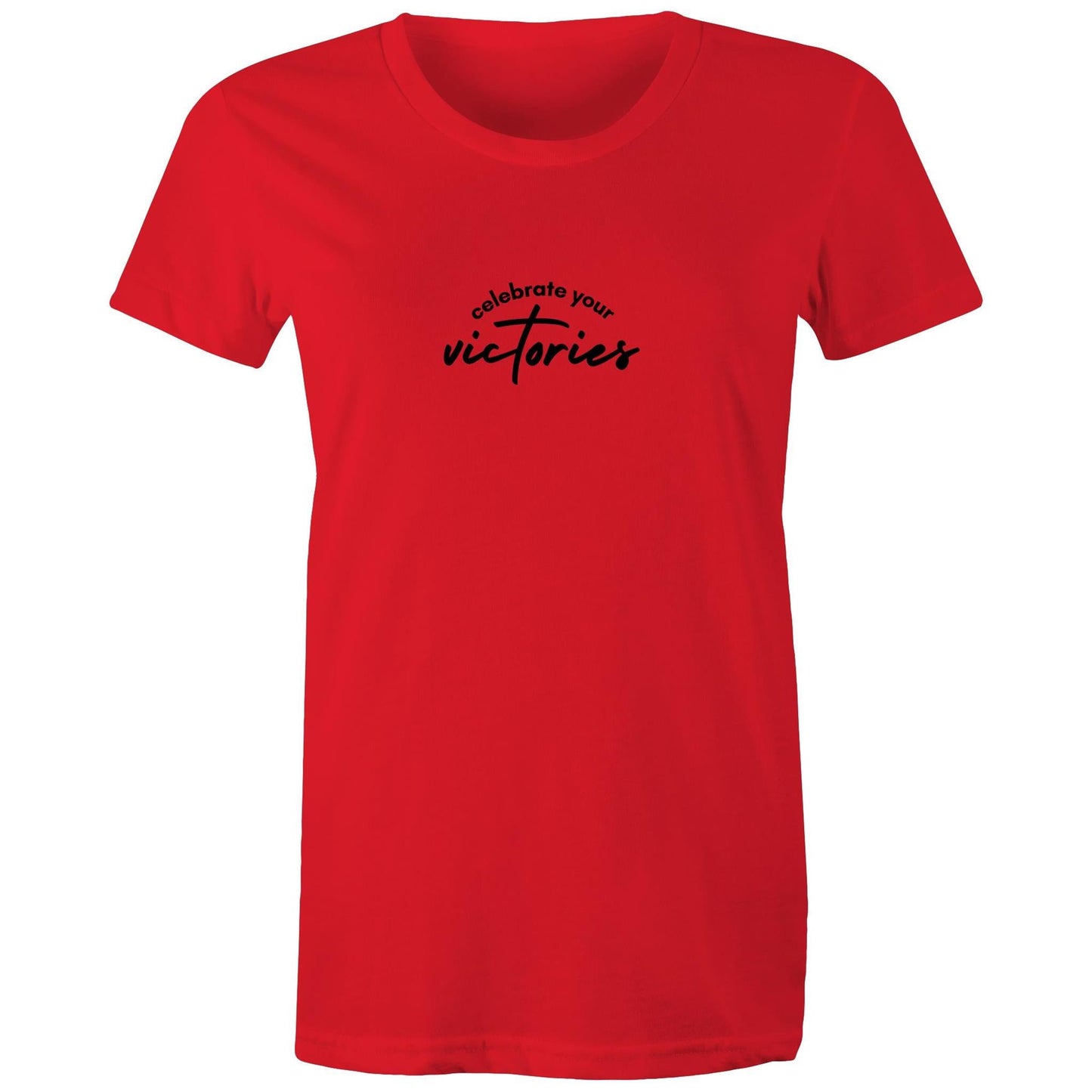 Women's Maple Tee Celebrate your Victories 