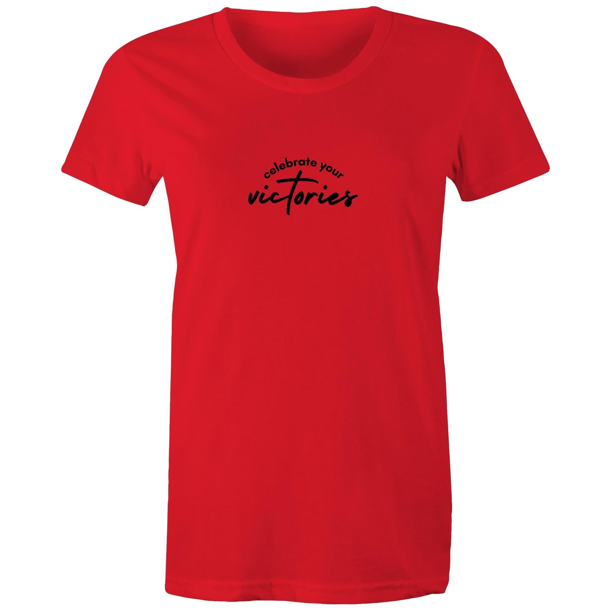 Women's Maple Tee Celebrate your Victories 