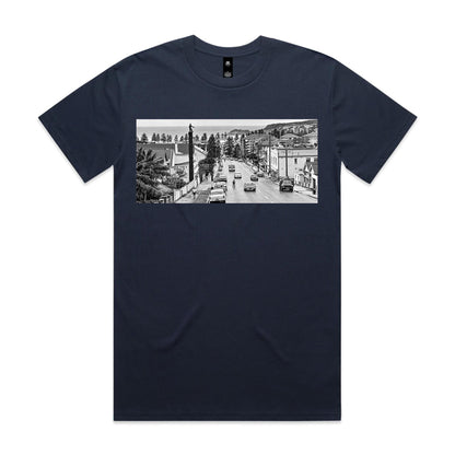 Vintage Manly Tyre Man Cotton T-Shirt | Northern Beaches