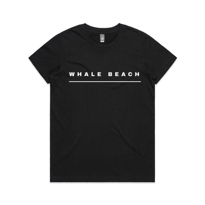 Lost Manly custom logo Whale Beach edition AS Colour Women's Maple Tee - Lost Manly Shop