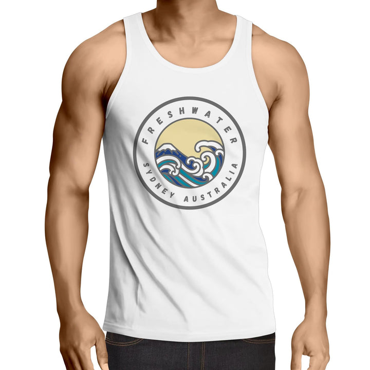 Freshwater Northern Beaches Sydney Australia Printed Logo Tank Ogo Merch