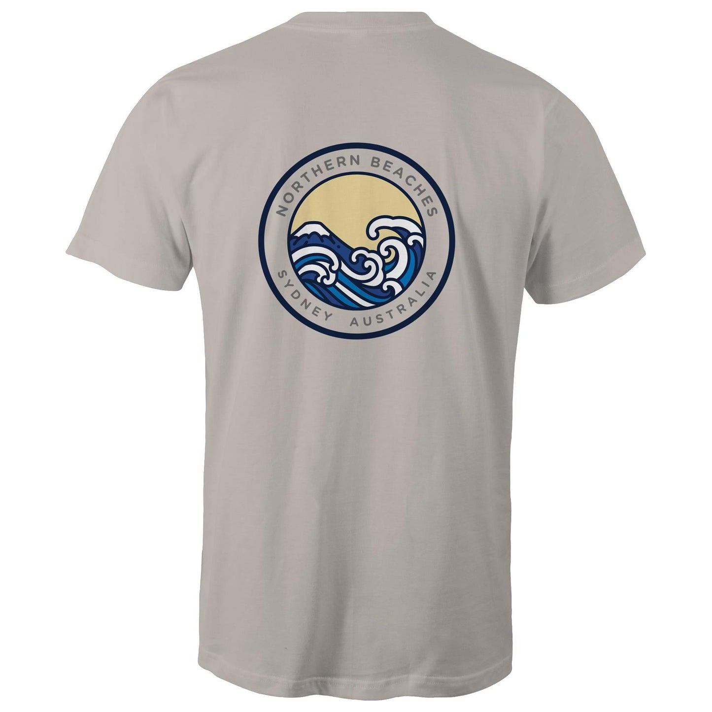 AS Colour Staple - Mens T-Shirt Northern Beaches Sydney Australia logo back - Lost Manly Shop