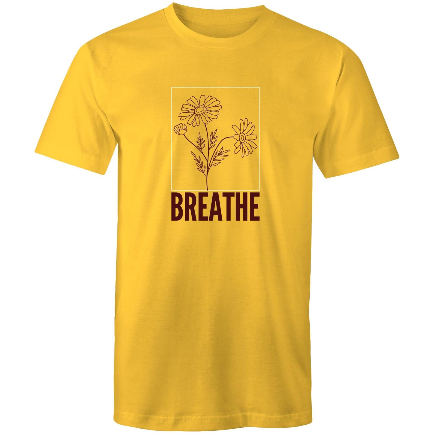 Mens T-Shirt Breathe custom logo 