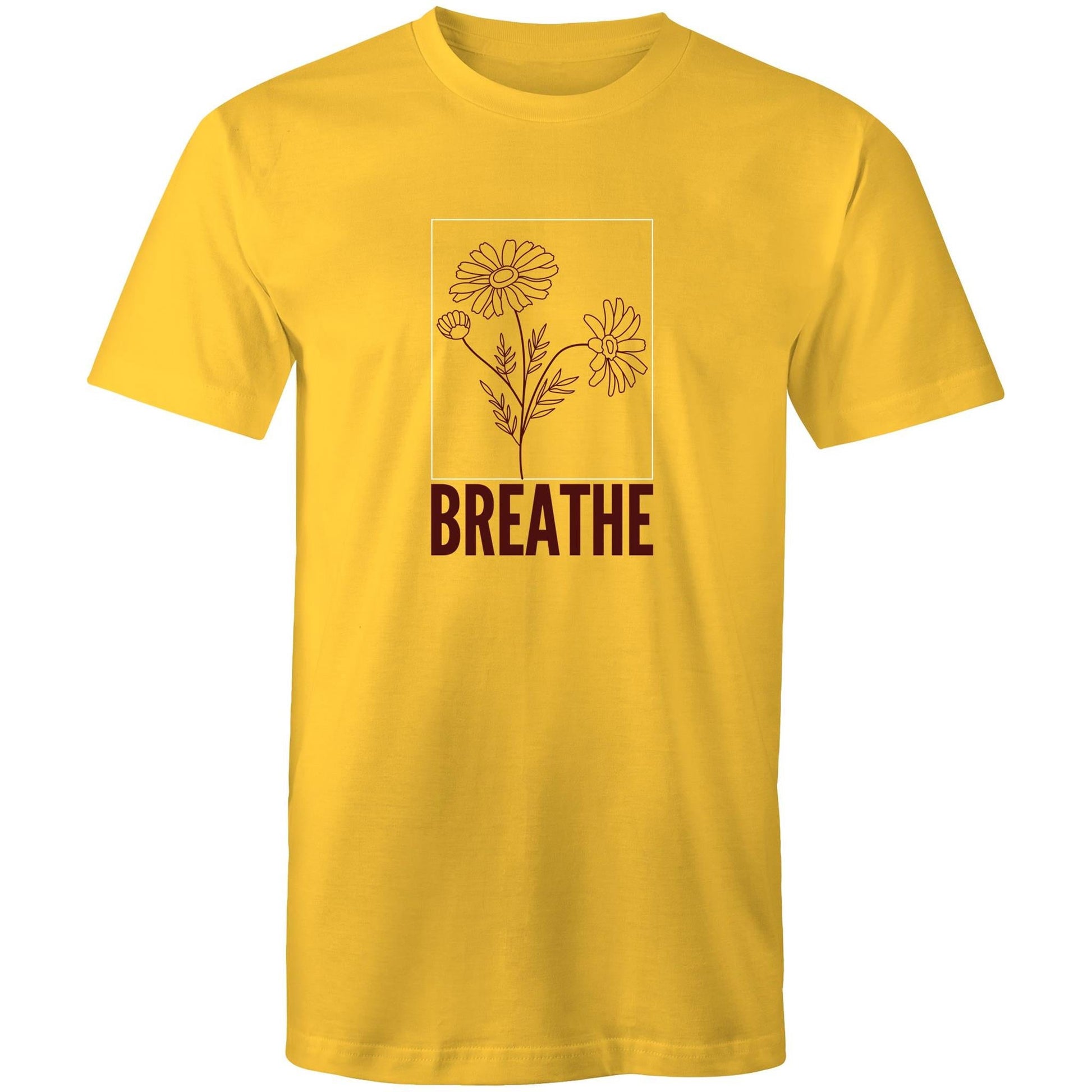 Mens T-Shirt Breathe custom logo 