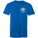 Bondi Born n Bred / Bilgola custom logos printed on AS Colour Staple - Mens T-Shirt 