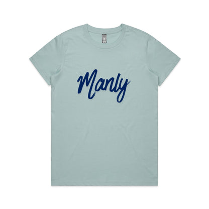 Lost Manly Custom Logo Manly Edition AS Colour Women's Maple Tee - Lost Manly Shop