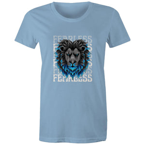 Women's Maple Tee Fearless Print 