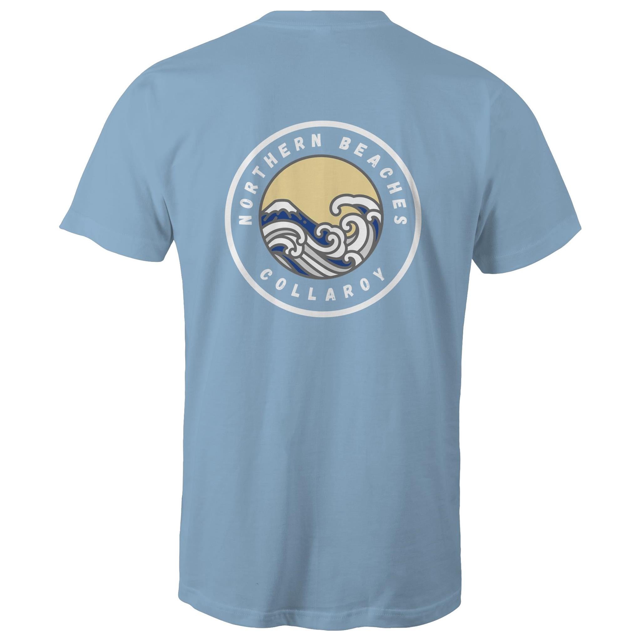 AS Colour Staple - Mens T-Shirt Northern Beaches Collaroy custom logo front and back Ogo Merch