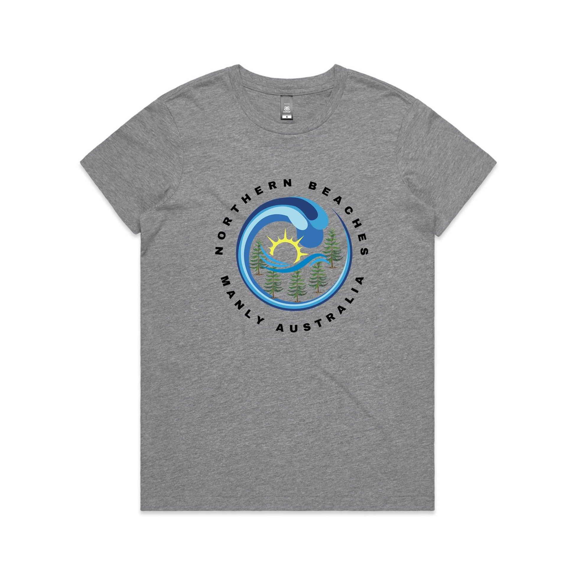 Lost Manly custom logo Manly AS Colour Women's Maple Tee - Lost Manly Shop