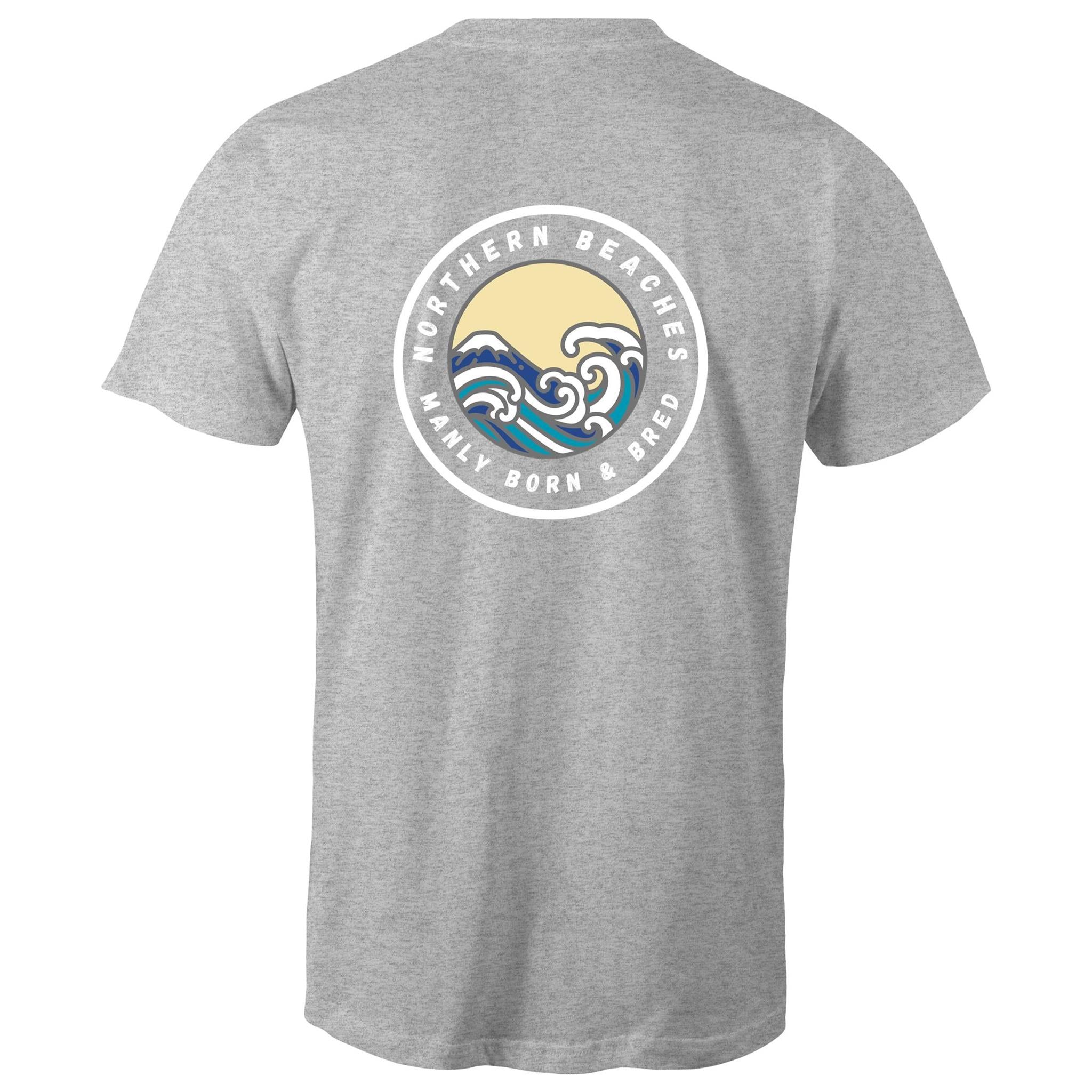 Manly Born and Bred Northern Beaches Sydney Australia Printed Logo T-Shirt Ogo Merch