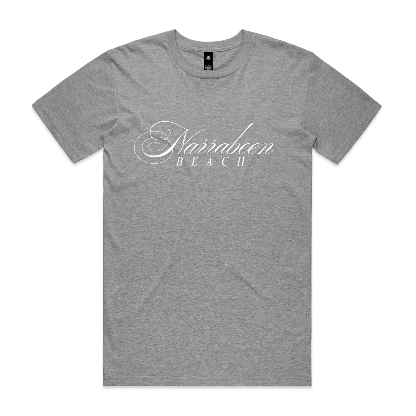 AS Colour Staple Tee Narrabeen Beach custom logo white font 