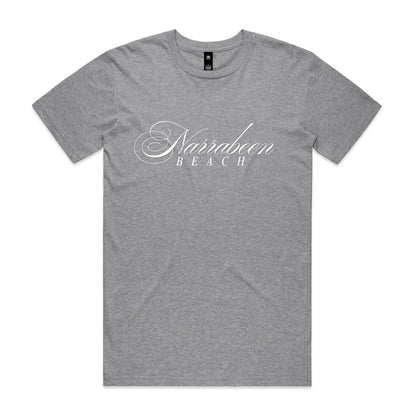 AS Colour Staple Tee Narrabeen Beach custom logo white font 