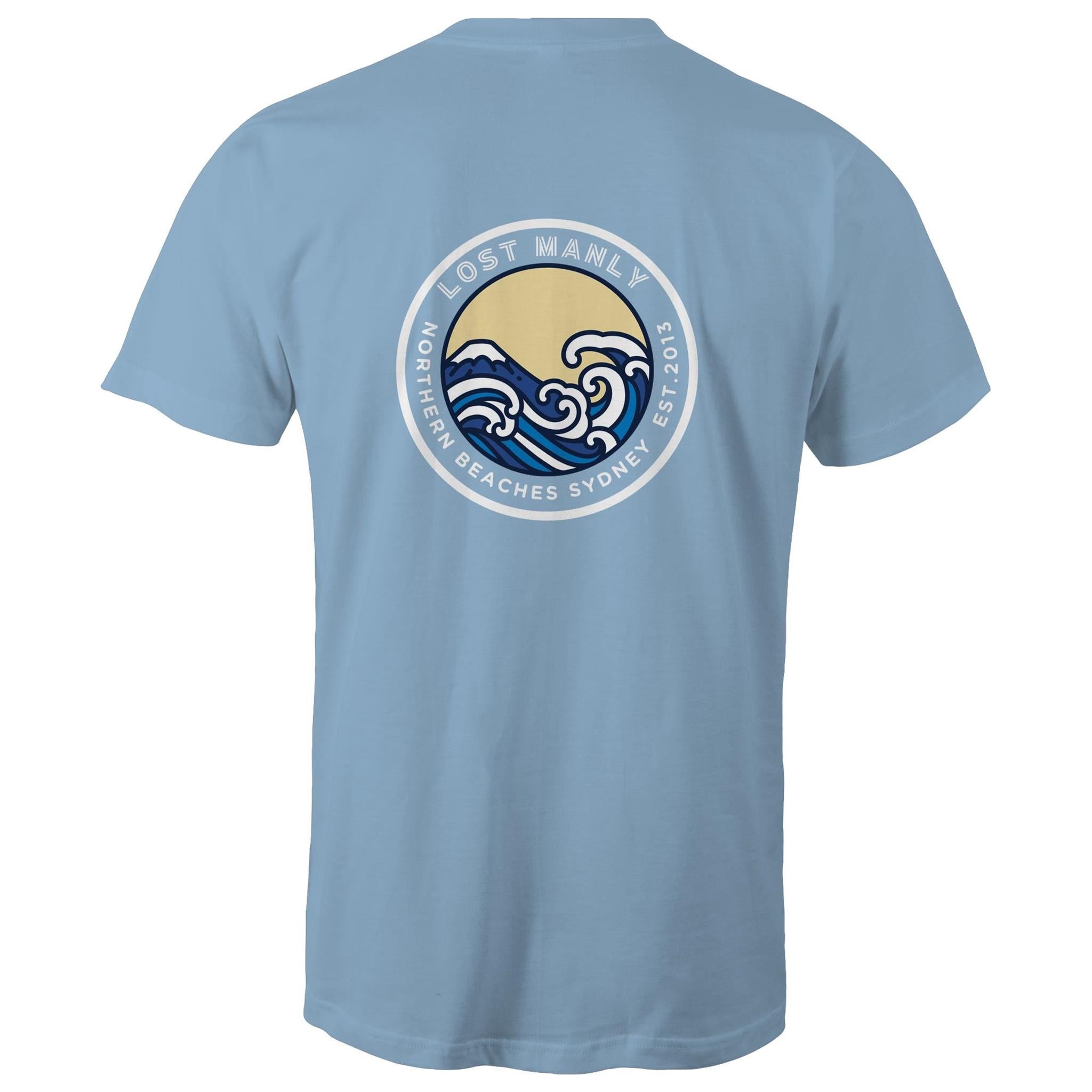 Lost Manly Northern Beaches Sydney Australia Printed Logo T-Shirt Ogo Merch