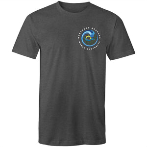 Northern Beaches Manly Australia front and back logo on AS Colour Staple Cotton Adult T-Shirt Ogo Merch