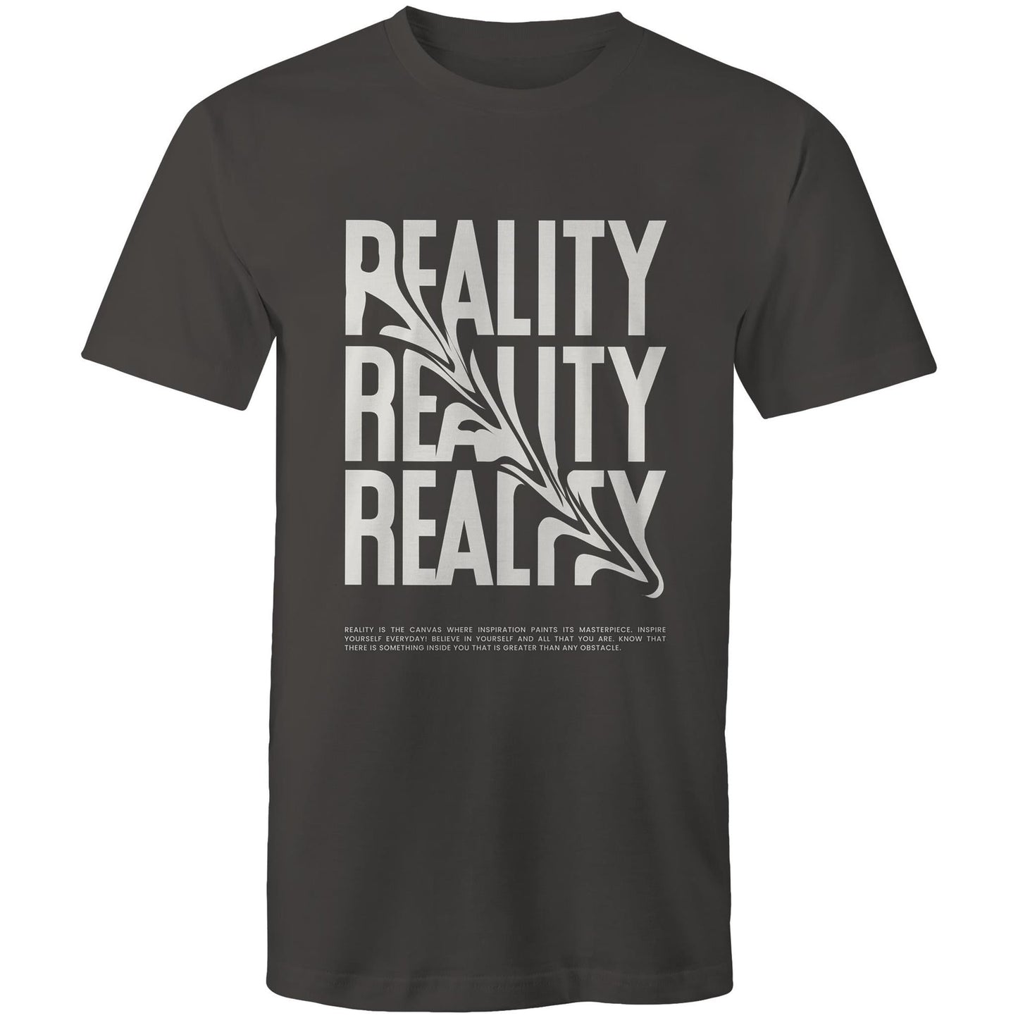 Mens T-Shirt Reality custom logo 