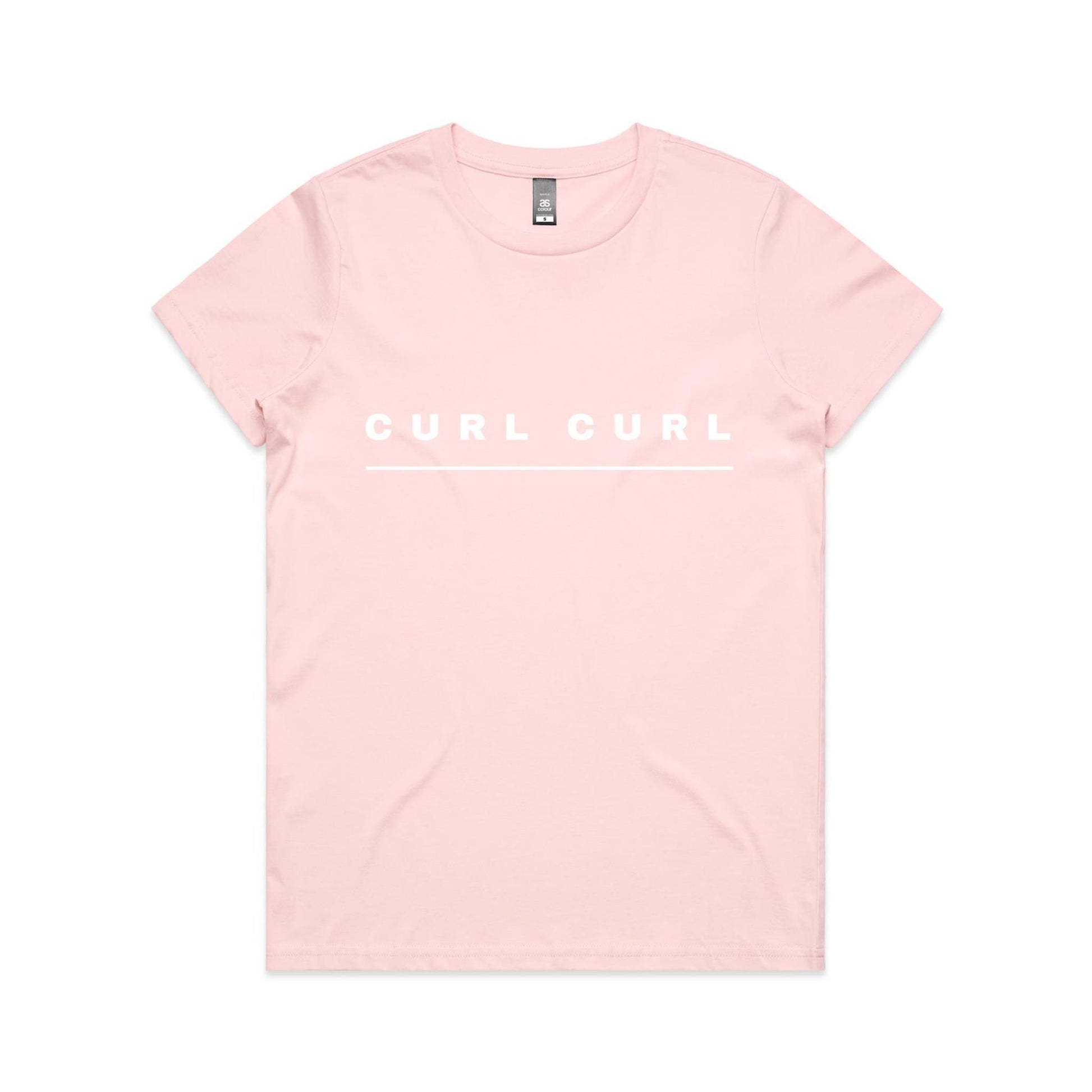 Lost Manly custom logo Curl Curl edition AS Colour Women's Maple Tee - Lost Manly Shop