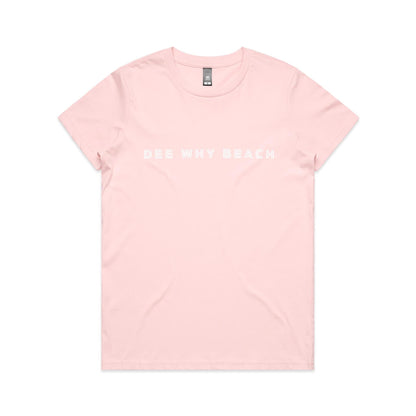 Dee Why Beach AS Colour Women's Maple Tee 