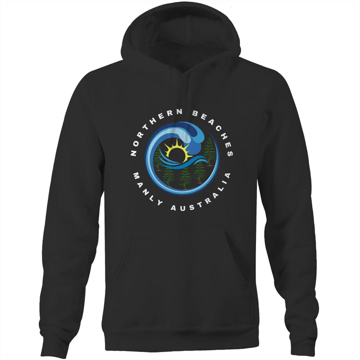 Pocket Hoodie with customised logo design - Lost Manly Shop
