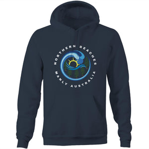 Pocket Hoodie with customised logo design - Lost Manly Shop