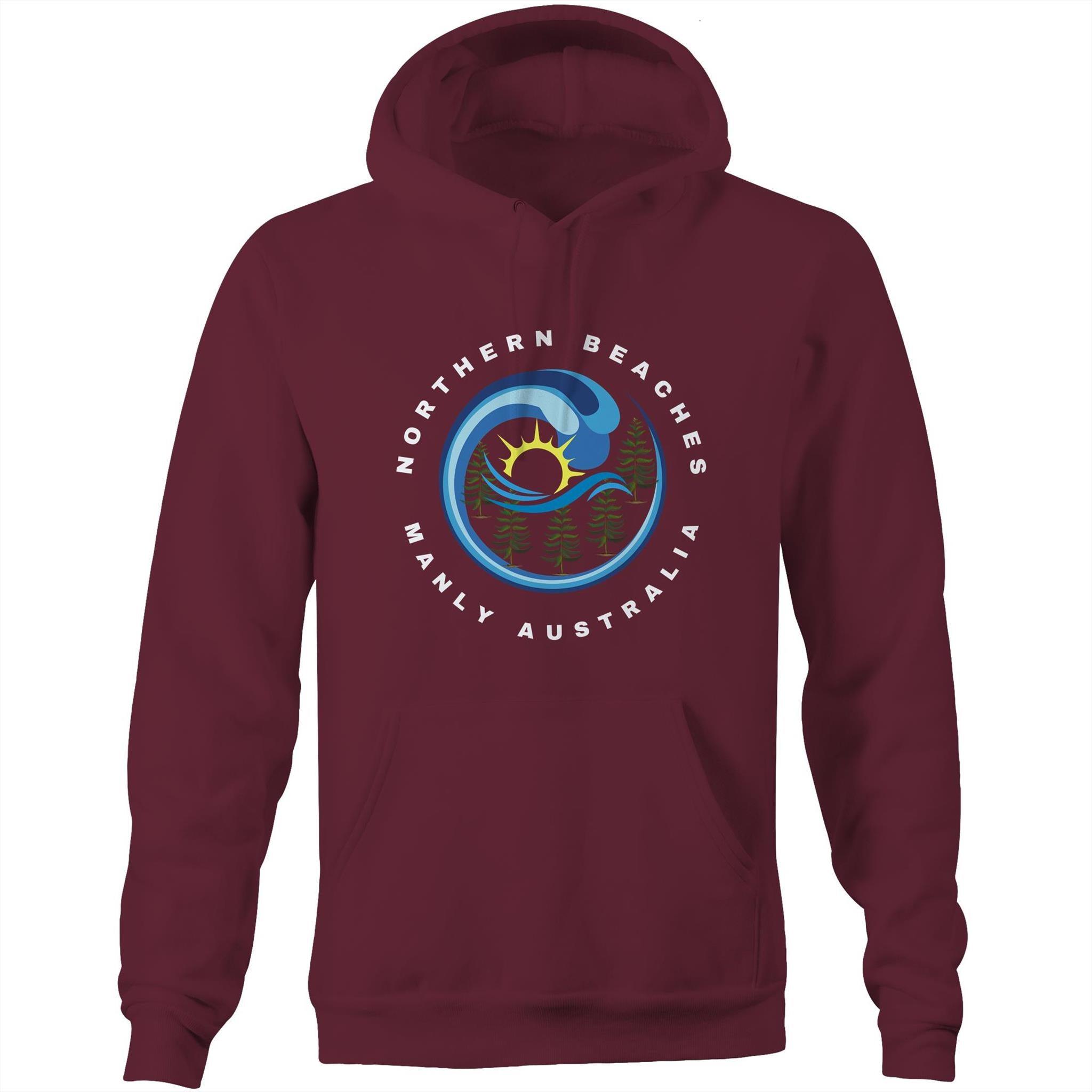 Pocket Hoodie with customised logo design - Lost Manly Shop