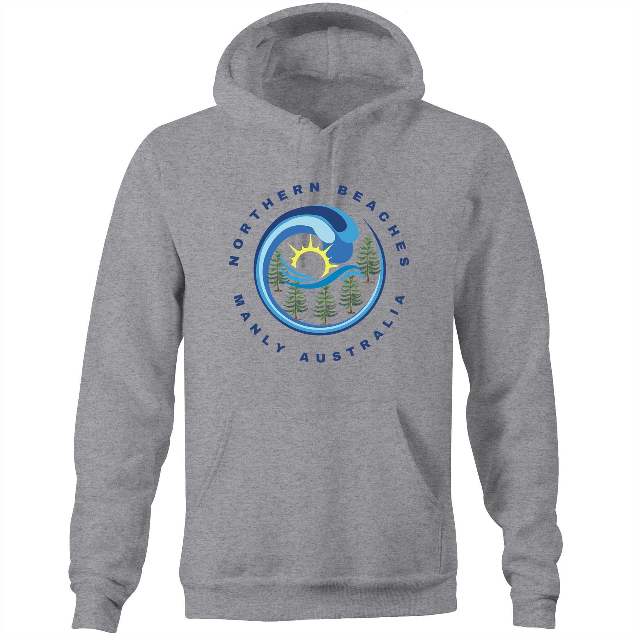 Pocket Hoodie with customised logo design - Lost Manly Shop