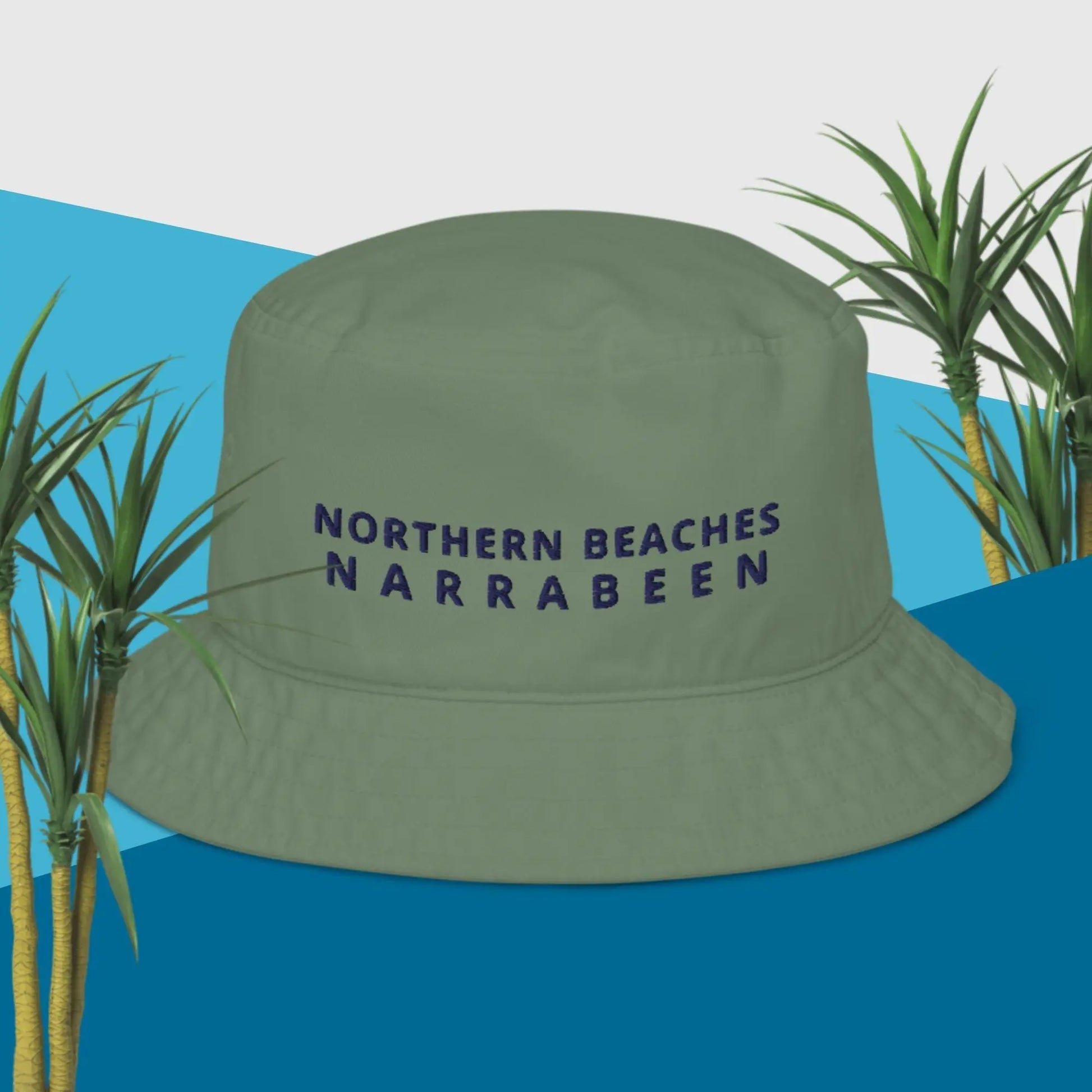 Bucket hat Northern Beaches logo 