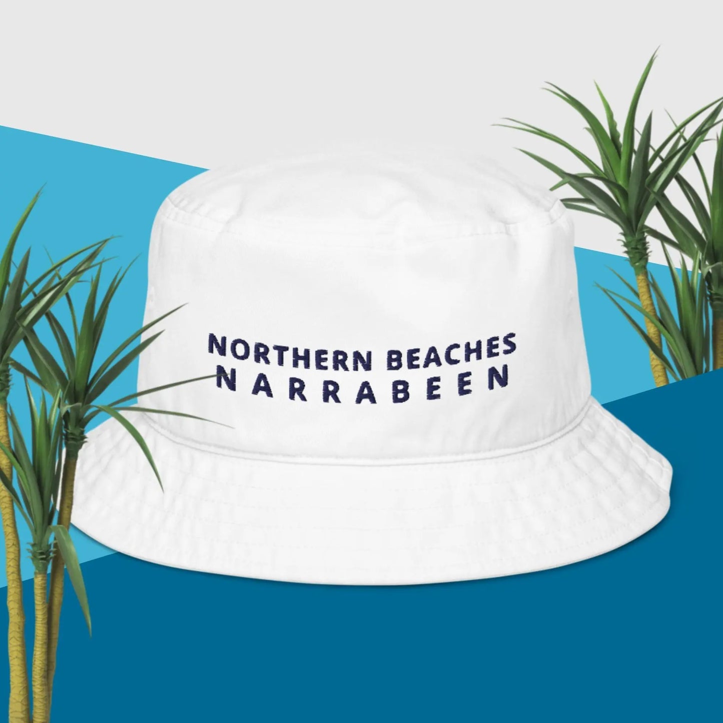 Bucket hat Northern Beaches logo 