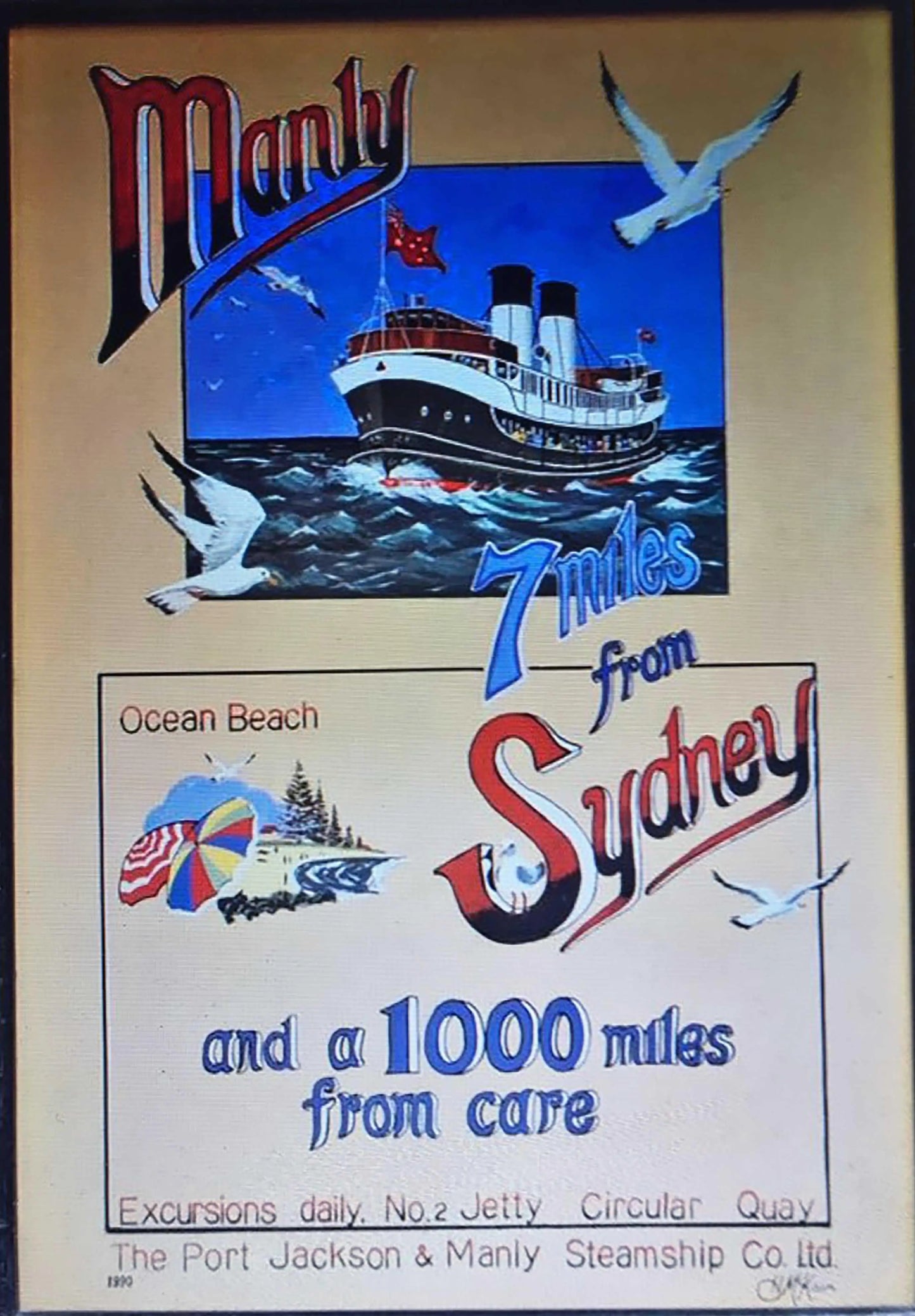 Manly Vintage Posters 