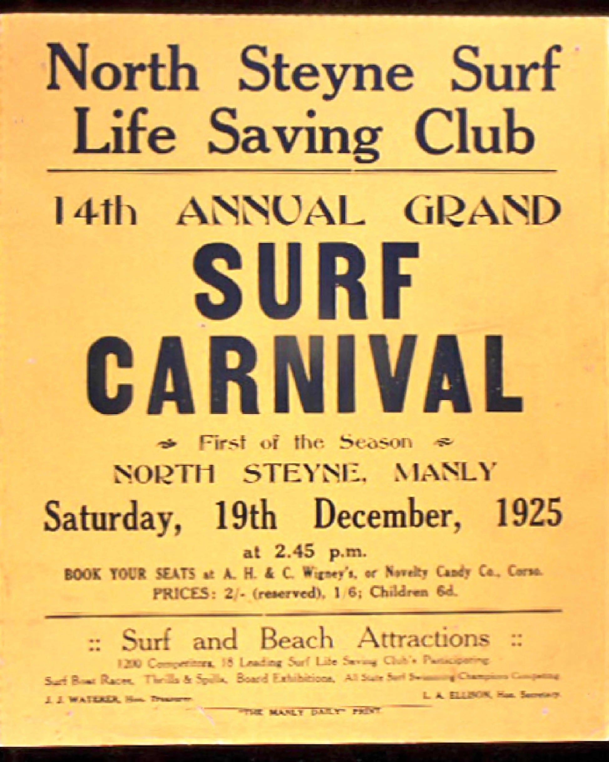 Manly Vintage Posters 