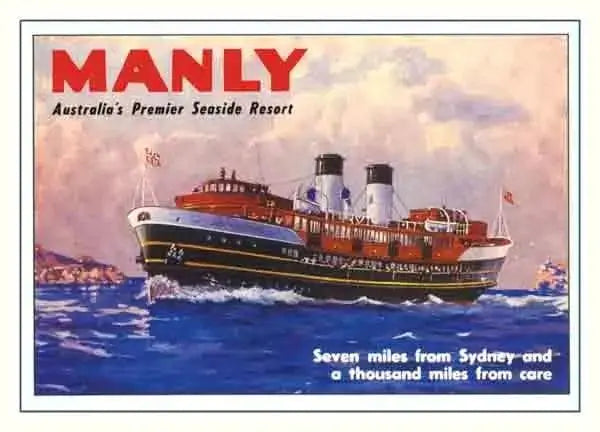 Manly Vintage Posters 