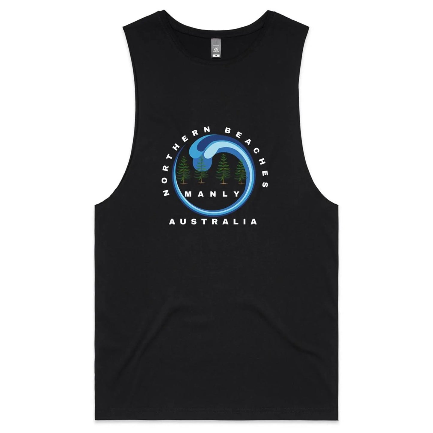 Northern Beaches Manly Australia custom logo Barnard Tank 
