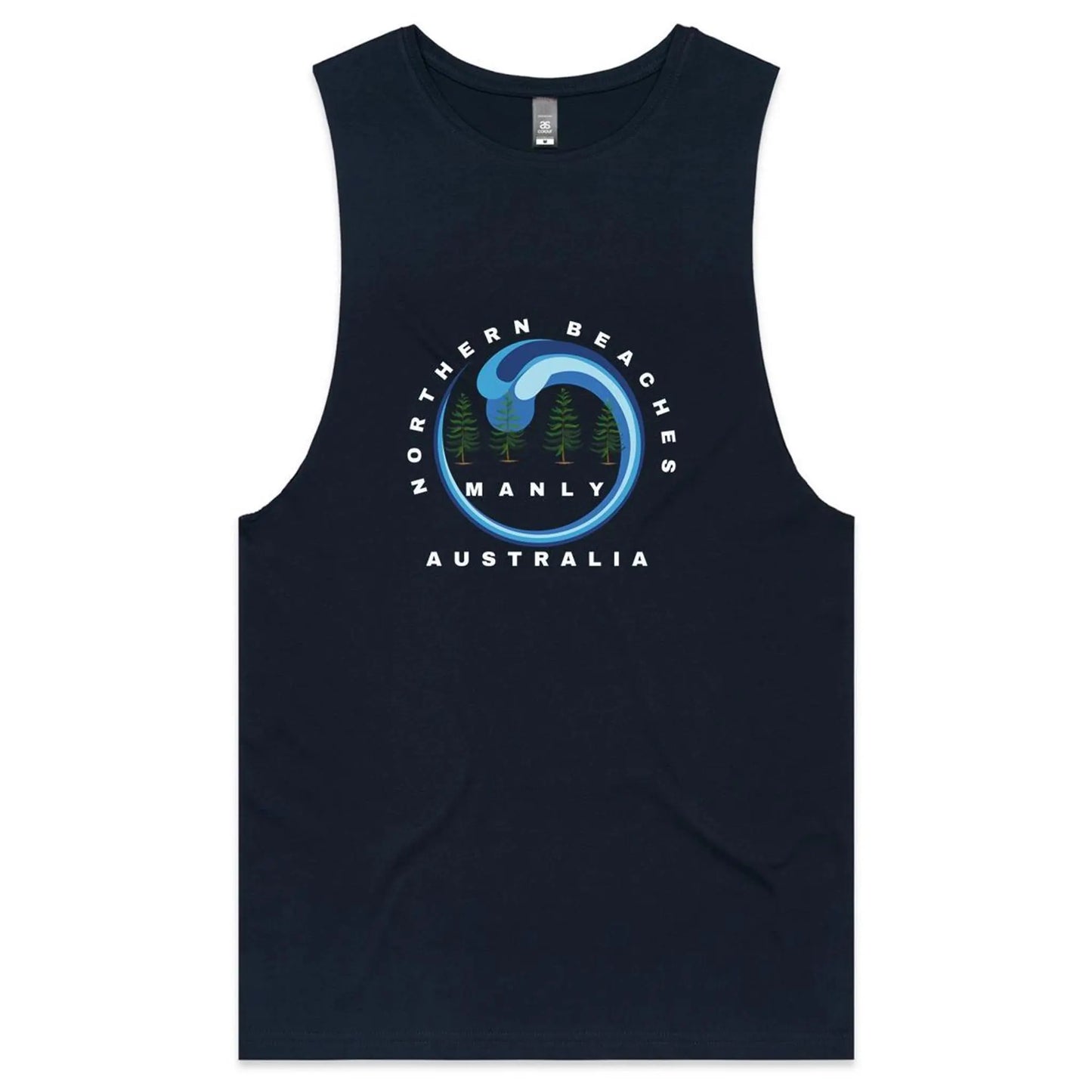 Northern Beaches Manly Australia custom logo Barnard Tank 