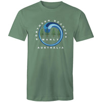 Mens soft cotton T-Shirt Northern Beaches logo in sizes up to 5XL - Lost Manly Shop