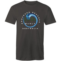 Mens soft cotton T-Shirt Northern Beaches logo in sizes up to 5XL - Lost Manly Shop