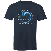 Mens soft cotton T-Shirt Northern Beaches logo in sizes up to 5XL - Lost Manly Shop