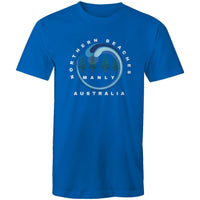 Mens soft cotton T-Shirt Northern Beaches logo in sizes up to 5XL - Lost Manly Shop