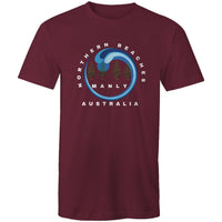 Mens soft cotton T-Shirt Northern Beaches logo in sizes up to 5XL - Lost Manly Shop