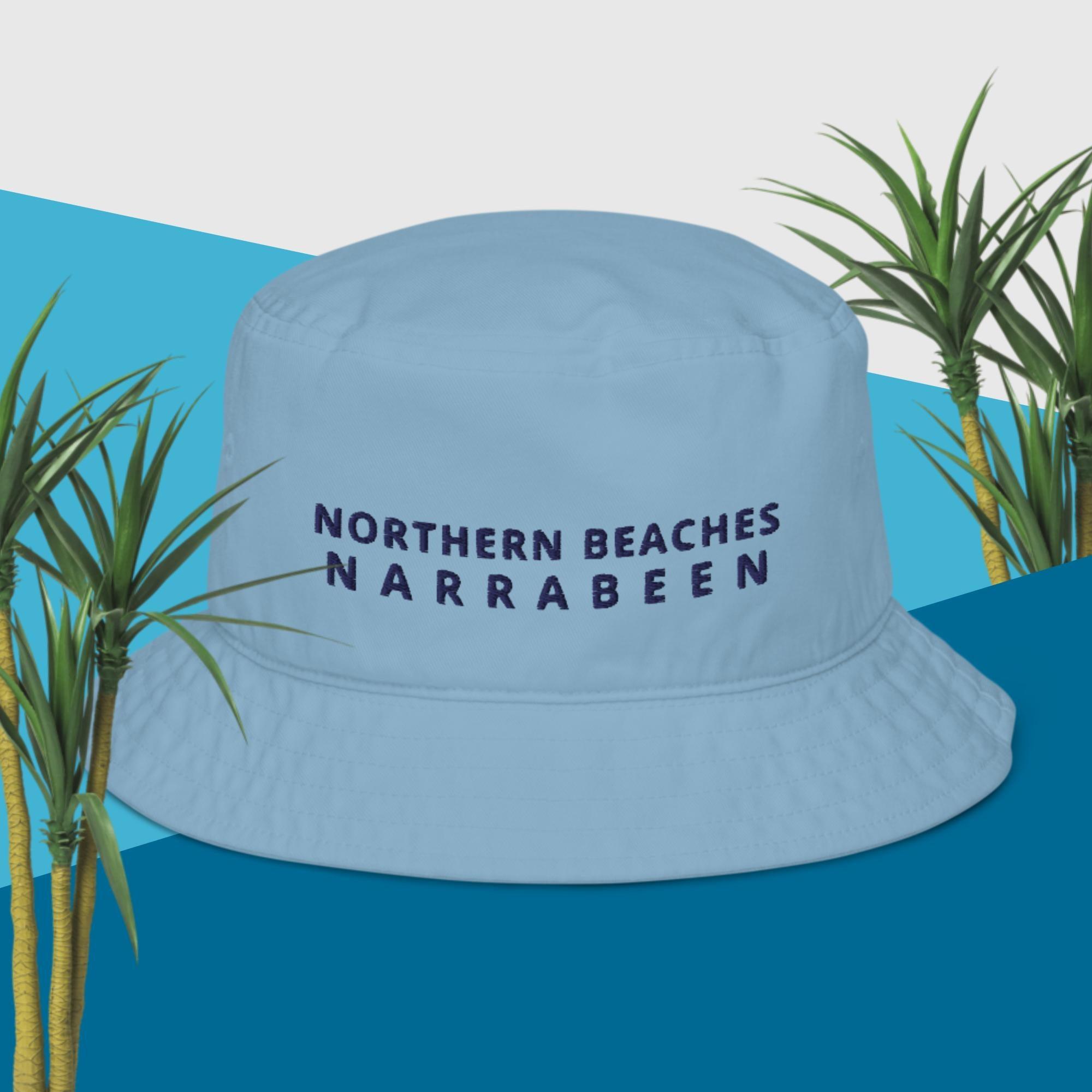 Customised embroidered logo Organic bucket hat - Lost Manly Shop