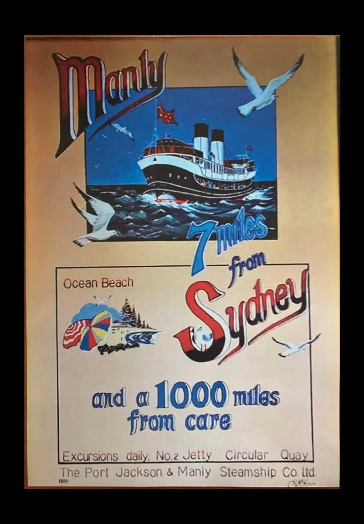 Manly Vintage Posters 