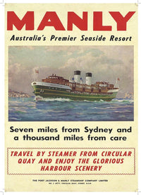 Customised Vintage Poster Prints - Lost Manly Shop