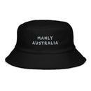 Personalised logo printed unstructured terry cloth bucket hat - Lost Manly Shop